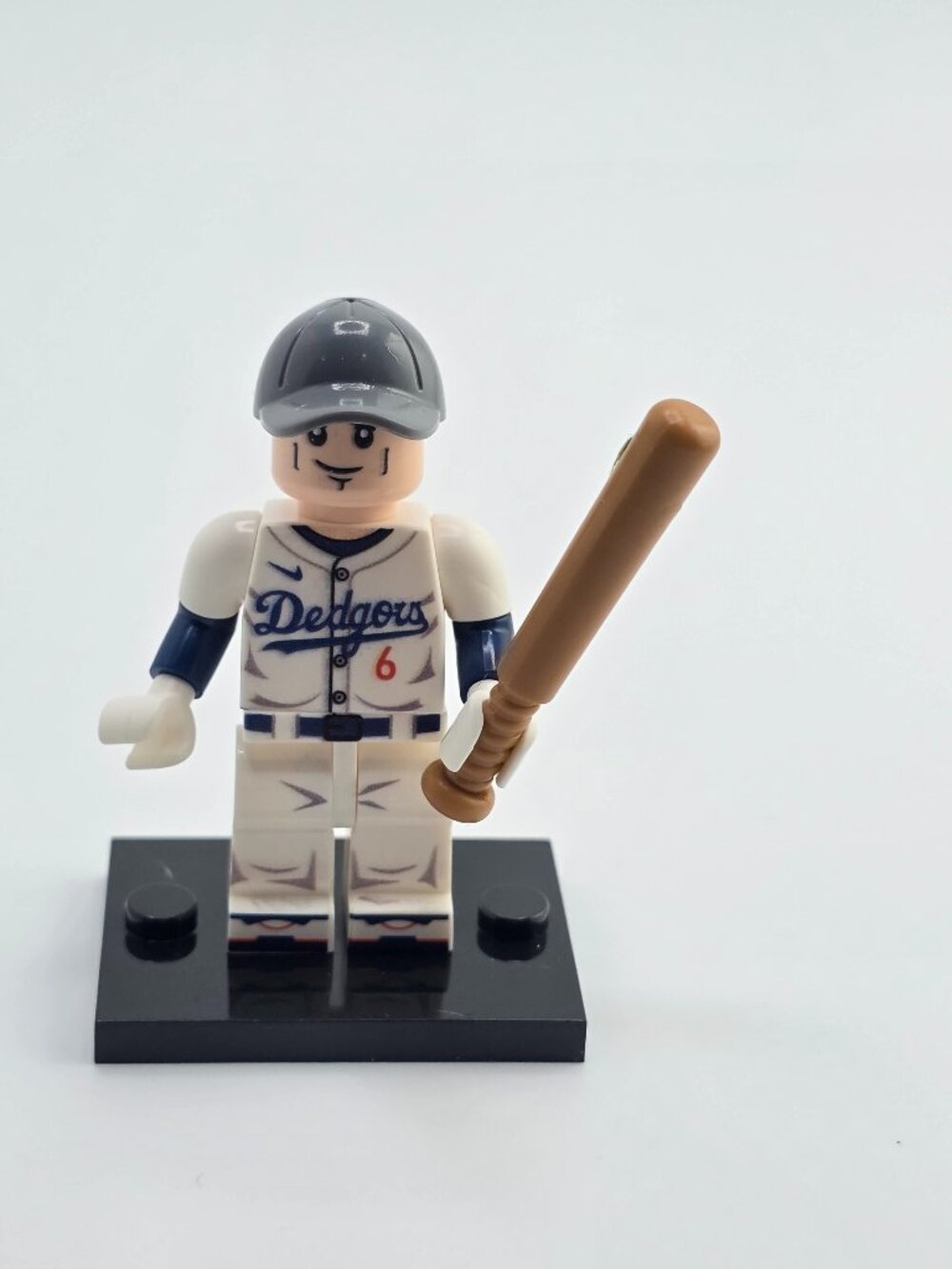 NEW! BASEBALL Minifigure Lego Compatible Baseball Player #6
